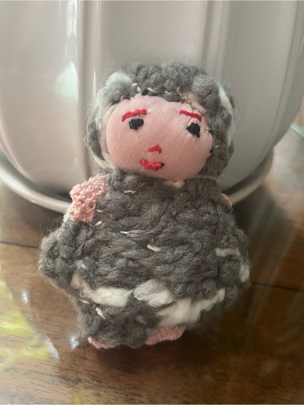 Handmade Crochet Mini Doll Plush Soft Yarn Collectible Figure 3-4” New